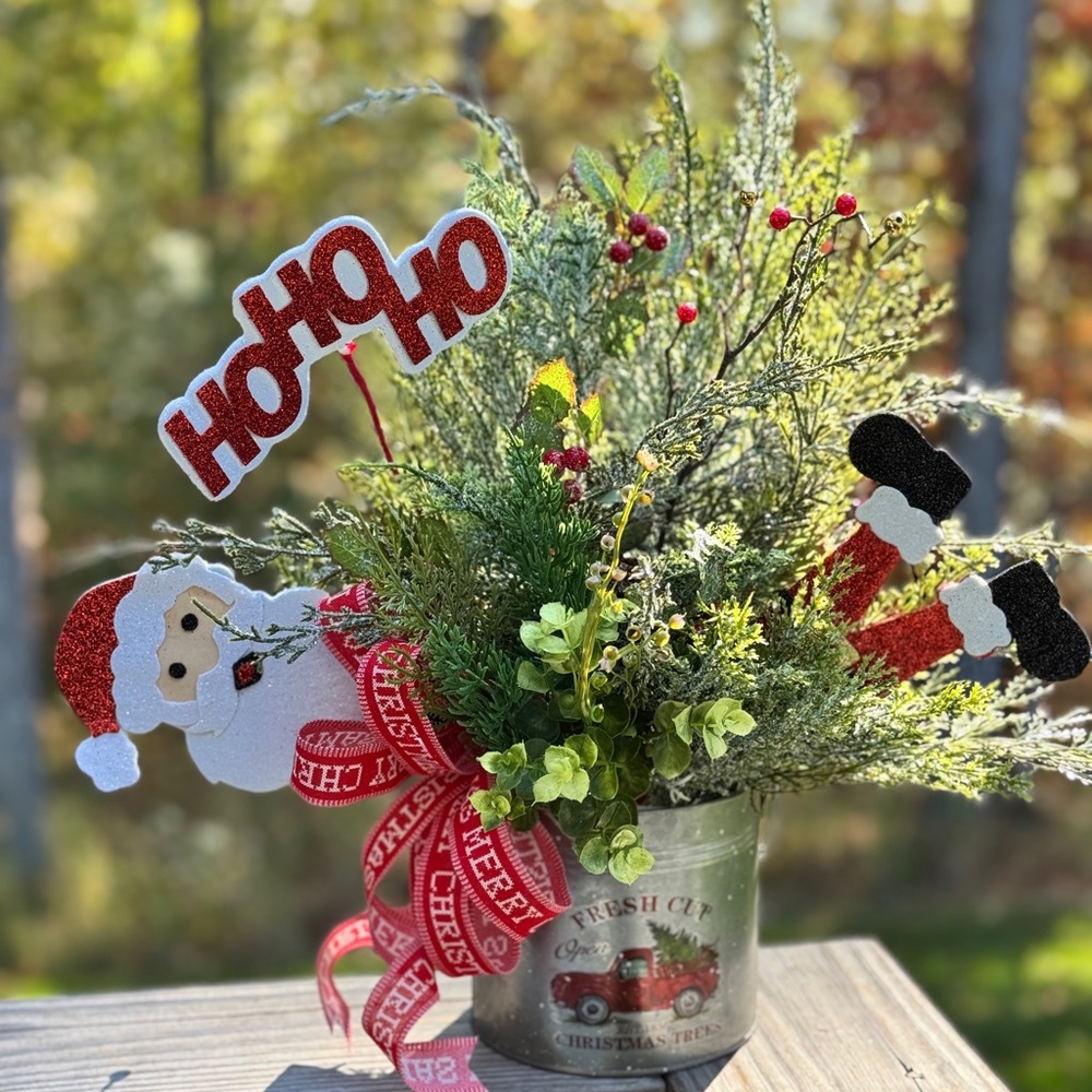 Christmas Greenery Arrangement